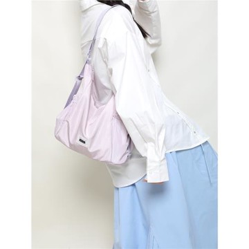 EHOOO春季少女包包單雙肩兩用小背包大容量斜挎包多功能夏天布包