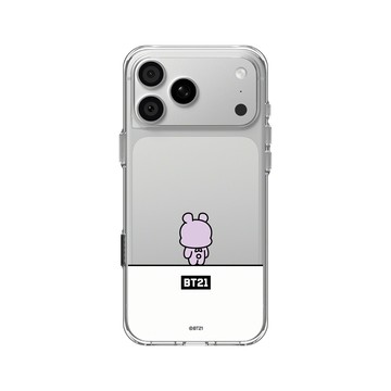 iPhone 18 Pro Max Clear Case（相機按鈕） 透明 - BT21 - 猜猜是誰？ MANG