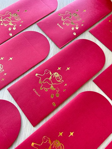 燙金紅包袋2入  馬上去拍照