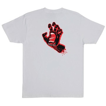 SANTA CRUZ 4414698-ASH SCREAMING HAND TEE 短T (淺麻灰色)