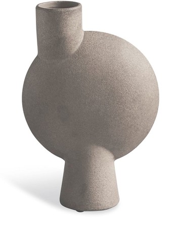 101 Copenhagen - Sphere asymmetric ceramic vase - unisex - ceramic - One Size - Neutrals