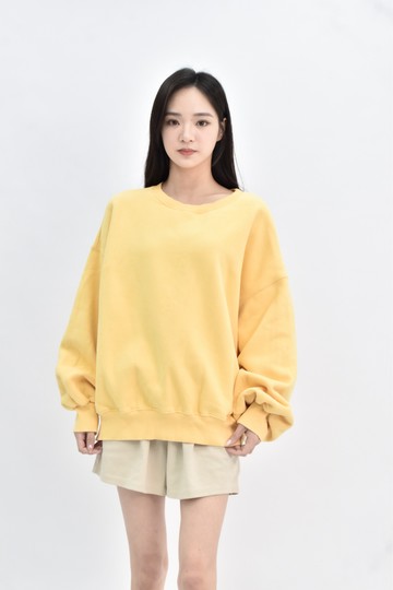(F) chichera 內刷毛黃色長袖上衣