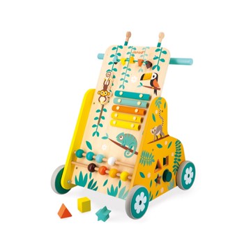 法國Janod 雨林大冒險-多功能學步推車