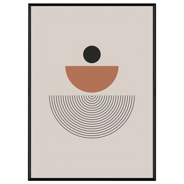 BOLUO GALLERY 菠蘿選畫所 靜謐的秋 III 掛畫 APGP4626B  59.4 x 42cm  黑色