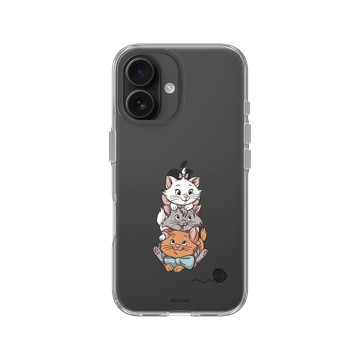 iPhone 16 Clear 透明 - 迪士尼-經典系列 Disney Classics - 貓兒歷險記 Les Aristochats - Marie, Berlioz et Toulouse
