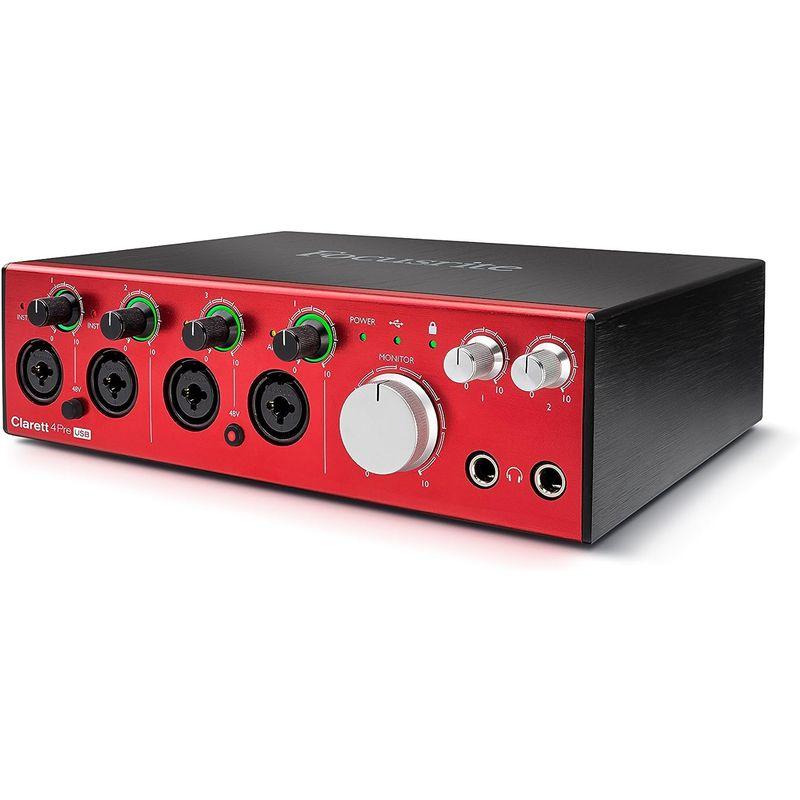 オーディオインターフェイス Focusrite フォーカスライト 18イン 8アウト CLARETT Pre USB 国内正規品