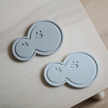 BOPOMOO 硅藻土雙杯杯墊