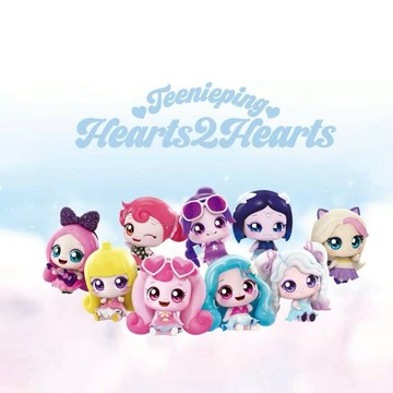正版 Hearts2Hearts 心 官方周边 Teenieping 玩偶卡套 挂件贴纸 10cm玩偶 鑰匙扣 徽章