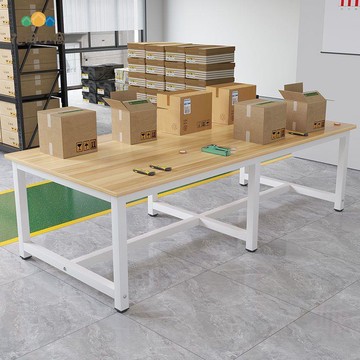 免運 超大工作臺 打包桌 會議桌工作臺辦公桌培訓桌裁剪臺服裝檢驗臺倉庫快遞打包臺操作臺 可開發票 全館八折 工廠現貨直銷 新品特價 h9027
