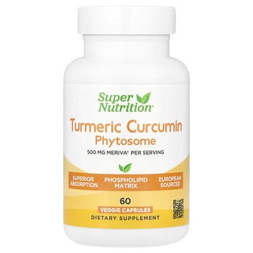Super Nutrition, 姜黃素磷脂復合物 Meriva®，500 毫克，60 粒素食膠囊