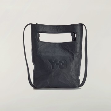 Y-3 皮革斜背包