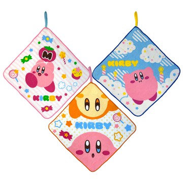 akachan honpo - 擦手巾3件組-星之卡比 (28×28cm)