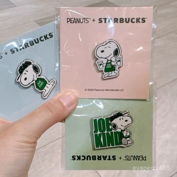 🍀臺灣出貨🍀日本限定星巴克史努比snoopy聯動定製亞克力冰箱貼可愛週邊禮物禮物
