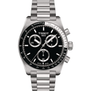 TISSOT 官方授權 PR516 經典復刻計時腕錶 男錶 手錶-T1494171105100/40mm黑色