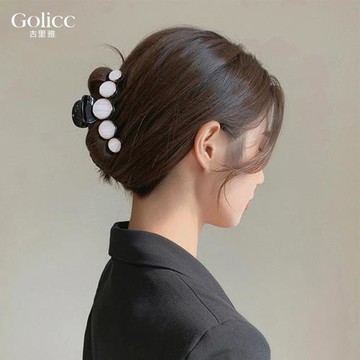 【Gulicc】古莉可 法式簡約貝殼抓夾 髮夾(髮飾 髮帶 髮圈 髮束 馬尾髮圈 情人節 母親節 七夕 生日禮物)