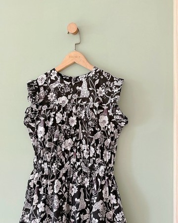 動物影子- 小巴黎荷葉長洋