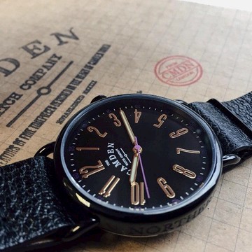 Camden Watch｜純英國血統 全球限量款黑潮個性真皮腕錶