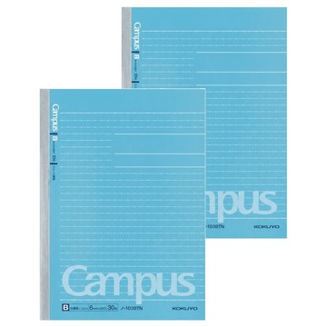 KOKUYO Campus B5點線筆記本 30頁  藍色  2本