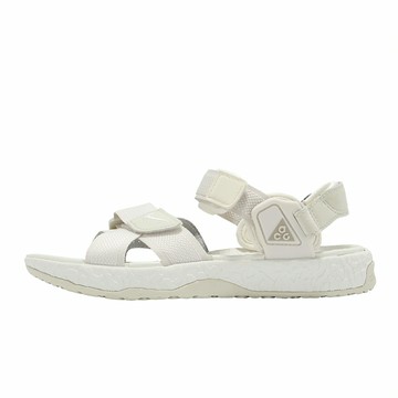 Nike 戶外涼鞋 ACG Air Deschutz 男女鞋 白 快乾 氣墊 魔鬼氈  FN5201-001