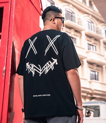 大尺碼男裝 短袖T恤 大尺碼T恤 圓領T恤 2XL~7XL 男潮服 櫻桃嚴選 個性t恤 加大尺碼 男短T 大碼t 21024