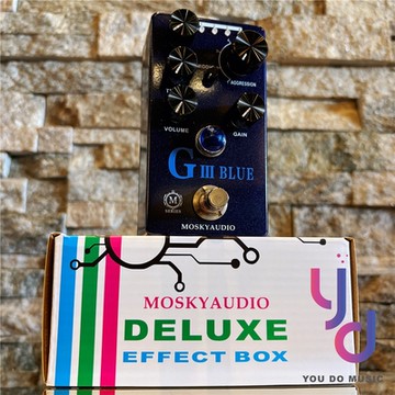 Mosky GIII BLUE Distortion Preamp 電吉他 破音 效果器 REVV G3