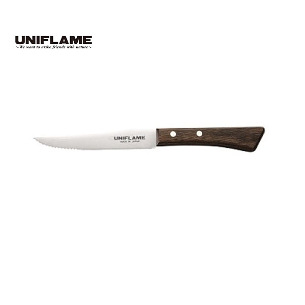 丹大戶外【UNIFLAME】日本 鋸齒鋒利牛排刀 U661833 切肉刀│刀子│料理刀