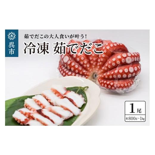 ふるさと納税 広島県 呉市 冷凍 茹でだこ 1尾 (約800g〜1kg)