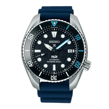 SEIKO Prospex 陶瓷圈 SPB325J1 膠錶帶 PADI潛水錶 機械男錶 6R35-02C0C 黑 45mm
