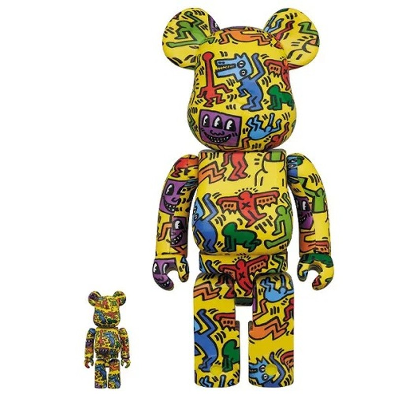 【BE@RBRICK】 ベアブリック  キースヘリング100% \u0026 400%