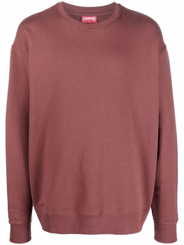 Camper - photograph-print sweatshirt - unisex - BCI Cotton - XS - Brown