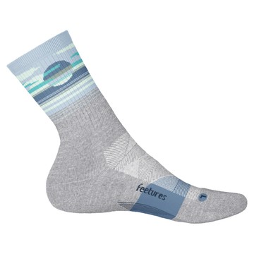 Feetures 中筒越野緩震跑襪【灰色】Trail Max Cushion Crew EC90