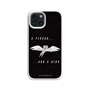 iPhone 15 SolidX 白 - 瑞克和莫蒂 Rick and Morty - 瑞克和鳥