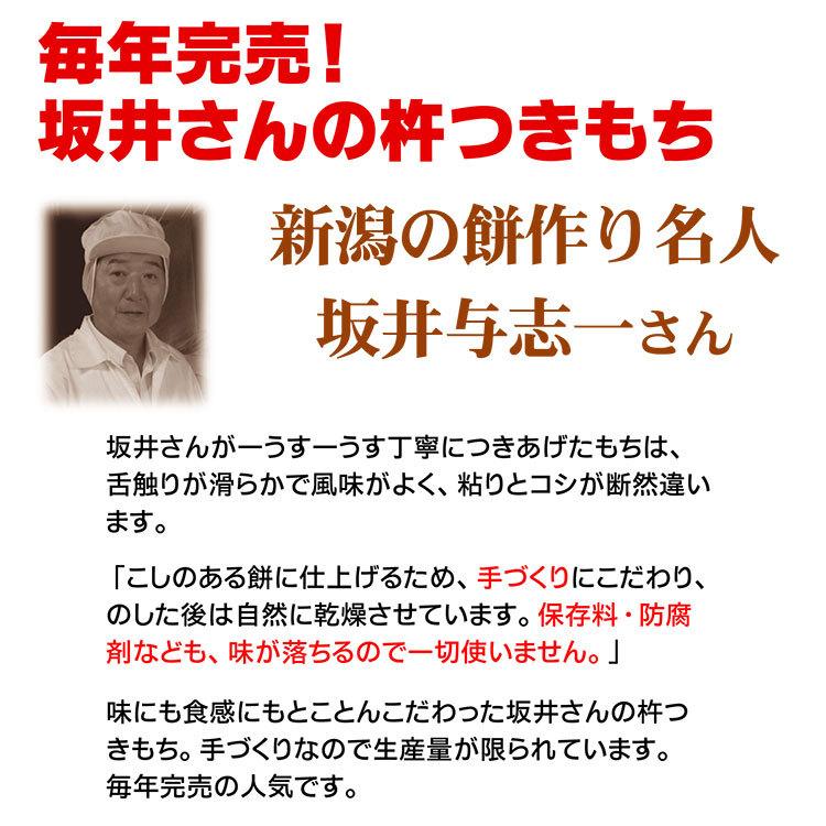 新潟の白もち３個セット（送料無料）