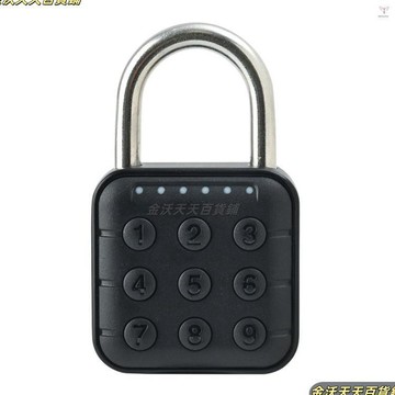 【金沃天天百货】鎖掛鎖堅固耐用的行李箱掛鎖、行李箱、門掛鎖 CR2032 鈕扣電池電源掛鎖