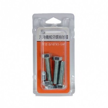 355六角機械牙附帽5/16x1-1/4"