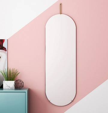 鏡子 掛鏡 全身鏡 試衣鏡 北歐全身鏡 壁掛 家用 臥室 少女試衣鏡子 簡約服裝店貼墻ins風穿衣鏡