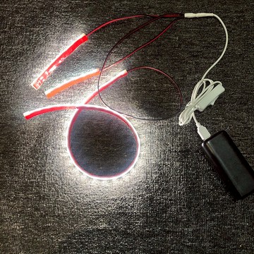 玻璃層板并聯燈條燈展標柜書架多層貨架雙面膠自粘免開槽燈帶線燈