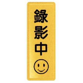 【新潮指示標語系列】TS貼牌-錄影中TS-332/個【APP滿額下單4%點數(單一帳號最高1500點)】5/31止