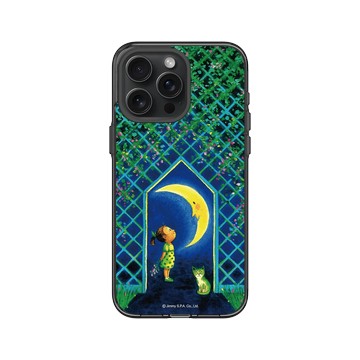 iPhone 15 Pro Max Clear 酷墨灰 - 幾米 Jimmy Liao - 幸運遇見你-遇見月亮