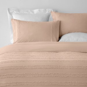 奧可利200織剪花純棉被套雙人 礦石粉