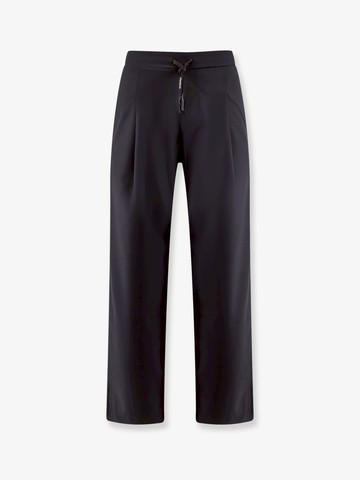 Viscose blend trouser with back logo patch - A PAPER KID - gender_Man
