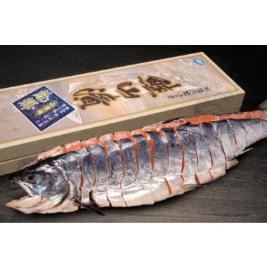  山漬鮭　鮭輝(切り身)　塩打ち熟成。 ギフト(のし対応可) 海鮮特産品