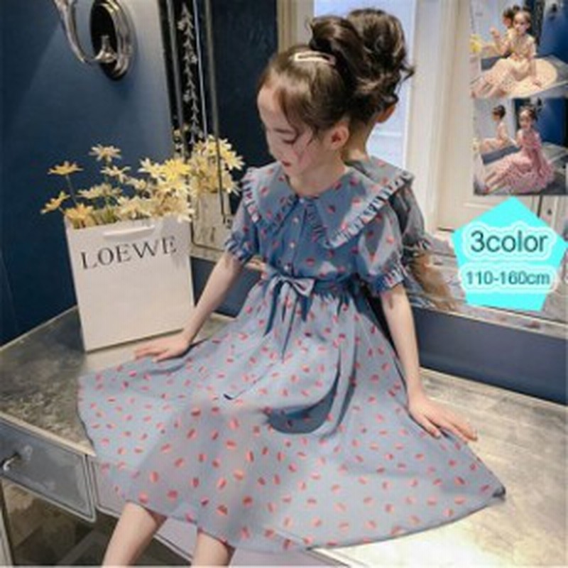シフォン おしゃれ 夏 子供服 ジュニア 子供ドレス キッズワンピース 子ども ワンピース ドット柄 女の子 キッズ お姫様 半袖ワンピース 通販 Lineポイント最大1 0 Get Lineショッピング