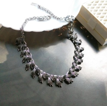 Vintage Jewelry 銀色調 個性 項鍊 頸鍊 短鍊