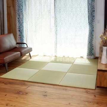 藺草榻榻米嗨嗨82x82cm （正方形四片組） 榻榻米嗨嗨82.4片