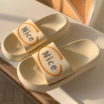 新款情侶外穿海邊防滑沙灘鞋女夏季韓系時尚男生軟厚底踩屎感拖鞋