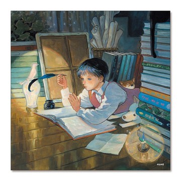 30cm 海報 | 總是在我身邊支持著我的人 | NOMA 插畫文具小物