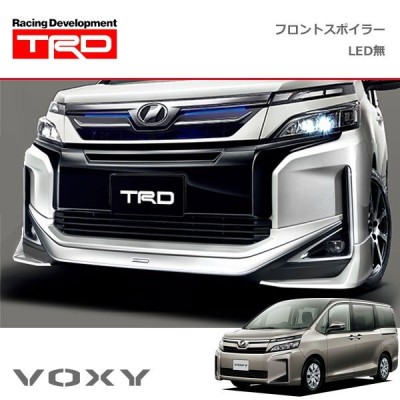 TRD フロントスポイラー(LEDなし) 素地(未塗装) ヴォクシー ZRR80G