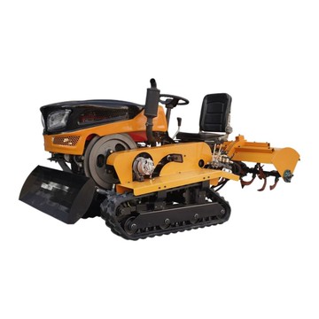 附發票 旋耕機 微耕機 新款多功能履帶農用旋耕機 水旱兩用履帶式機 大棚除草乘坐開溝農用