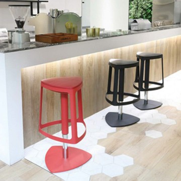 ??快速出貨 可開發票 現代簡約吧臺凳家用升降旋轉輕奢吧椅酒吧前臺吧凳設計師款高腳凳